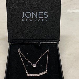 Jones New York double necklace in gift box NWT